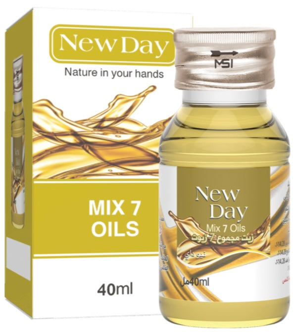 6 Huiles naturelles New Day+ 1 offerte